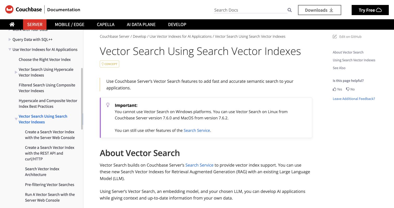 Couchbase Vector Search: Native vs Dedicated Database